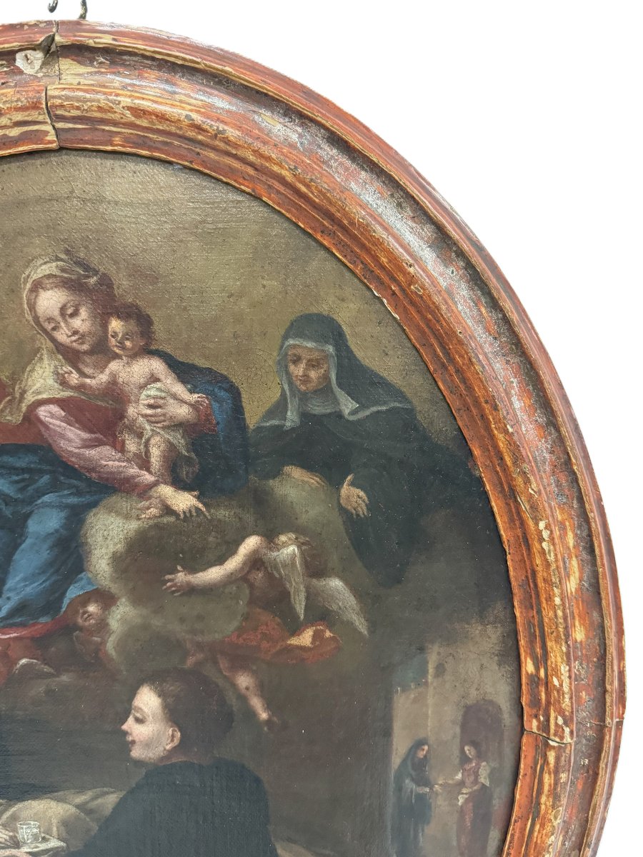 Anonimo del XVIII secolo,  "Trapasso di un santo",-photo-3