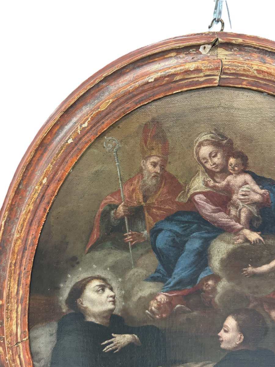 Anonimo del XVIII secolo,  "Trapasso di un santo",-photo-4