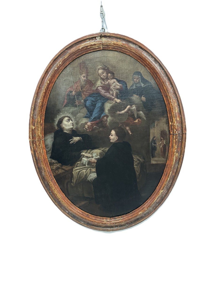 Anonimo del XVIII secolo,  "Trapasso di un santo",