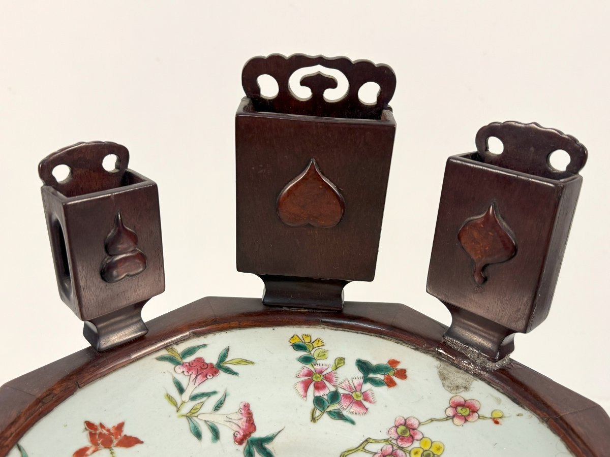 Gueridon du fumoir in mogano, Cina, seconda metà del XIX secolo-photo-3