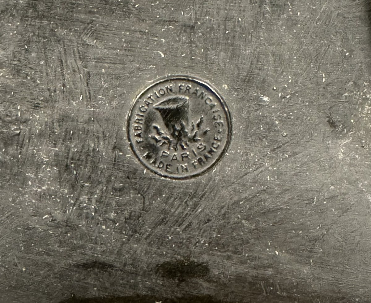 Orologio da tavolo in antimonio, XX secolo, Francia-photo-2