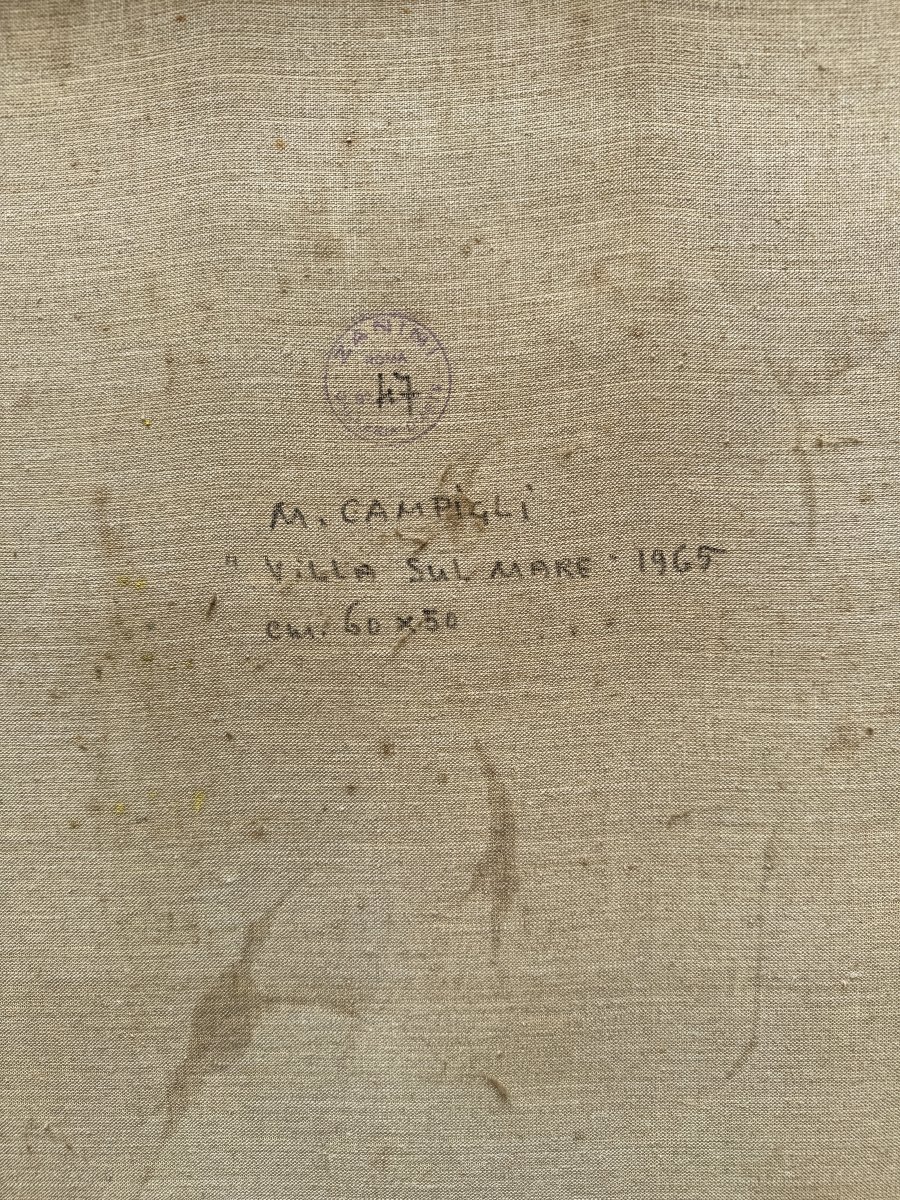 Massimo Campigli  "Villa sul mare", 1965-photo-2