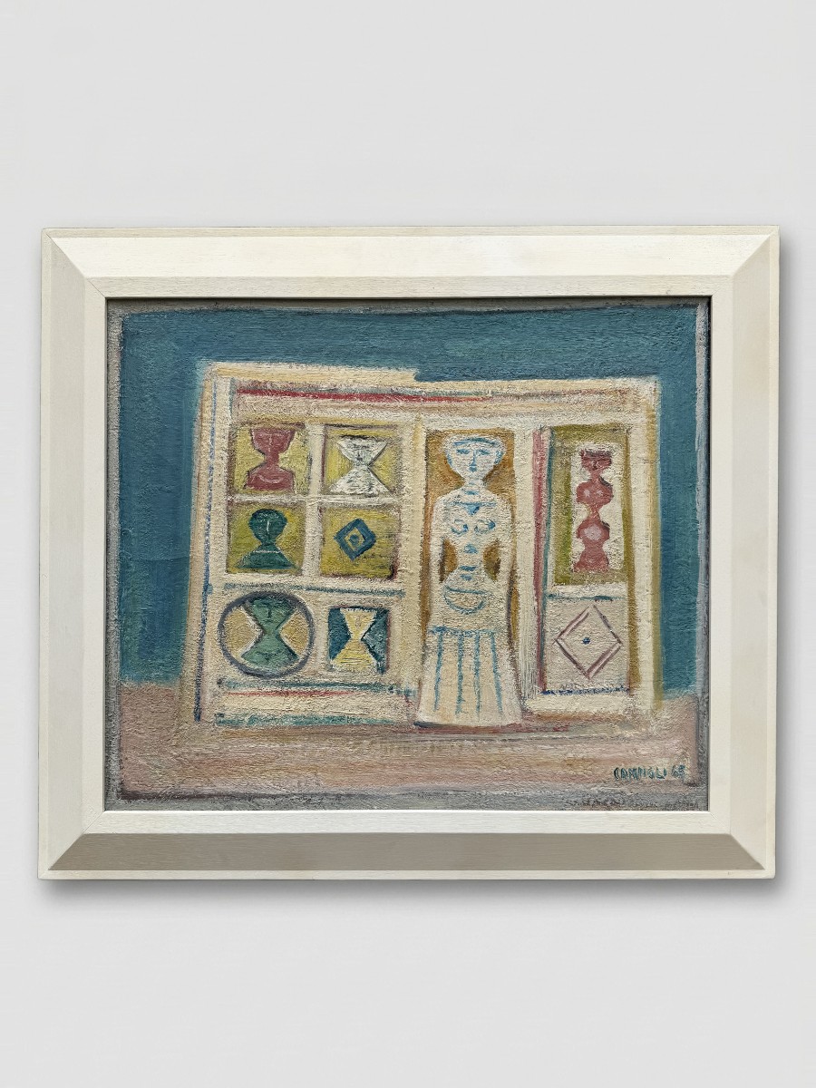 Massimo Campigli  "Villa sul mare", 1965