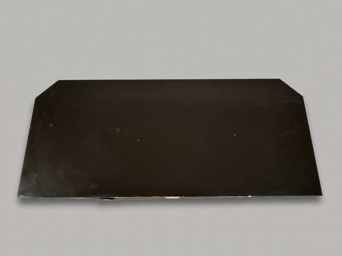 Credenza intarsiata in tartaruga e ottone alla boulle e legno ebanizzato, fine del XIX secolo-photo-1