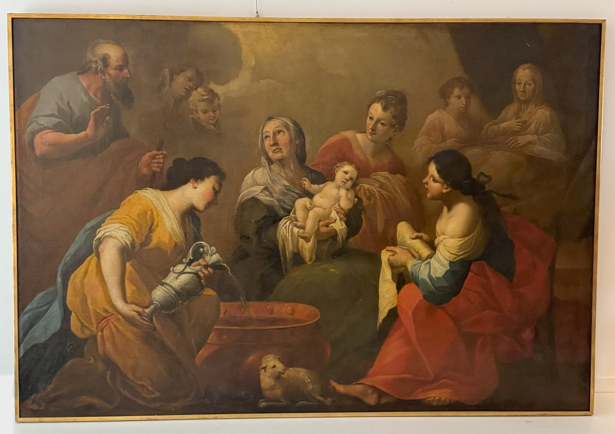 Anonimo del XVIII secolo La nascita della Vergine, XVIII secolo