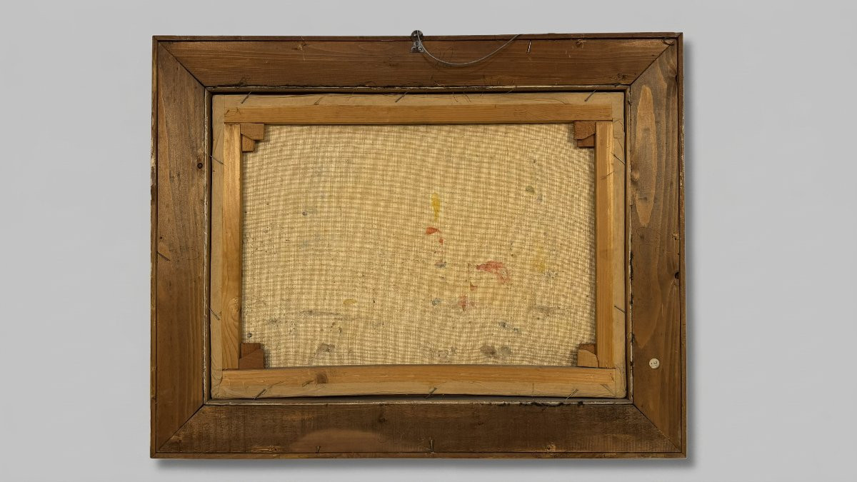 Picinni Gennaro, Bari 1933 – Bari 2022 Natura morta con bottiglia e candela, 1962-photo-2