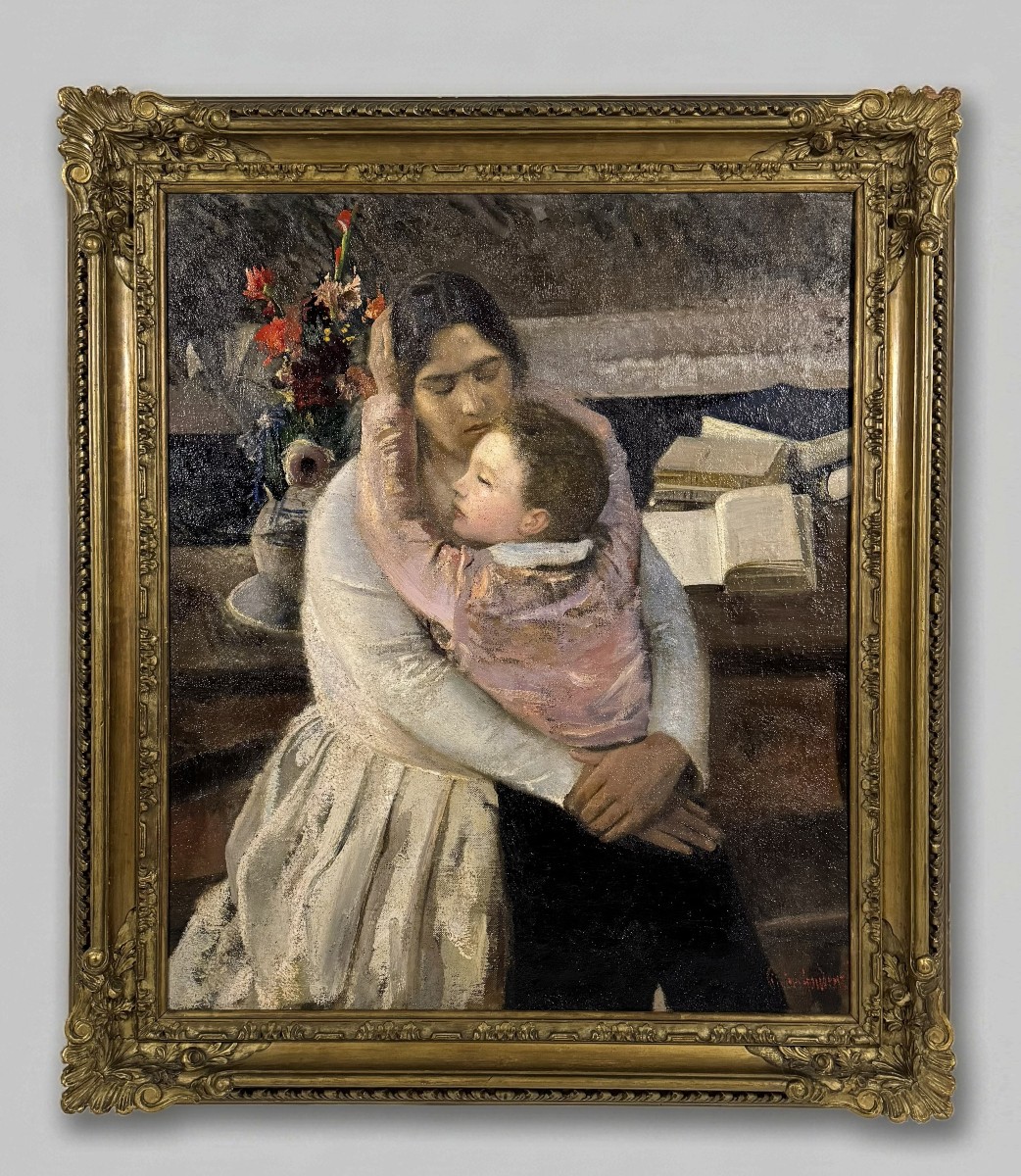 Pietro Gaudenzi , Abbraccio tra madre e figlia