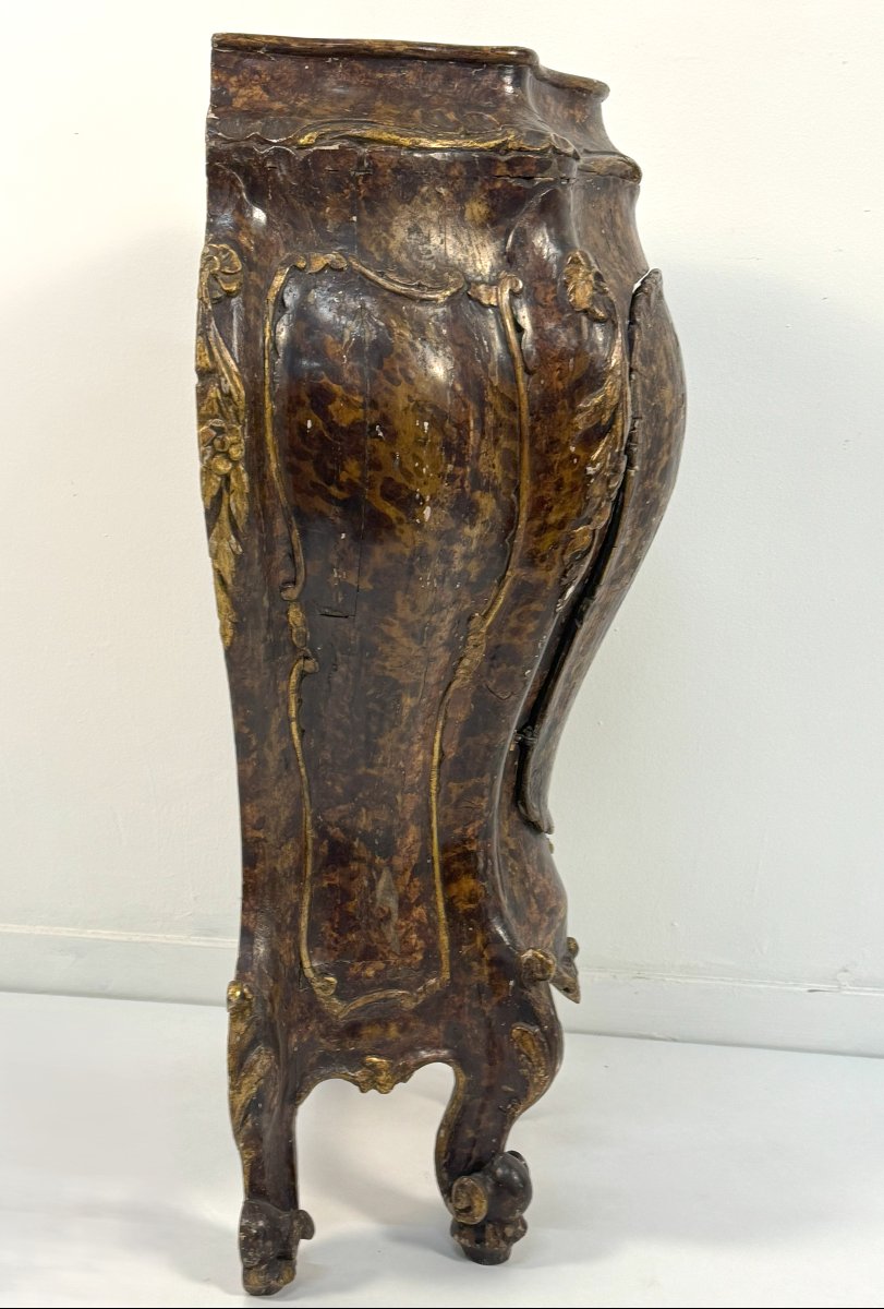 Comodino in legno laccato, Venezia, XIX secolo-photo-1