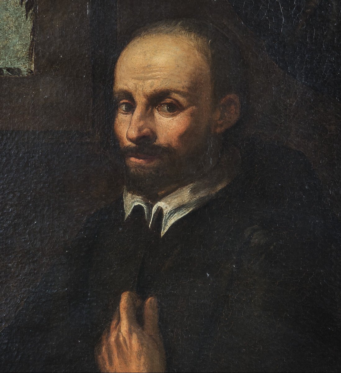Anonimo del XVII secolo,  "Ritratto di gentiluomo"-photo-4