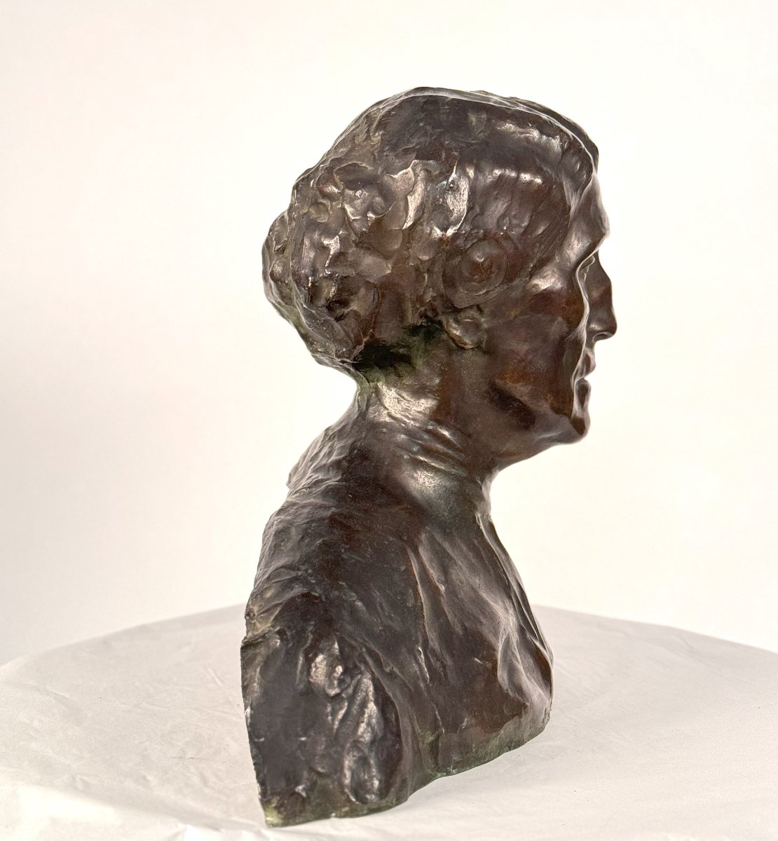 Anonimo degli inizi del XX secolo,  "Busto di donna anziana"-photo-4