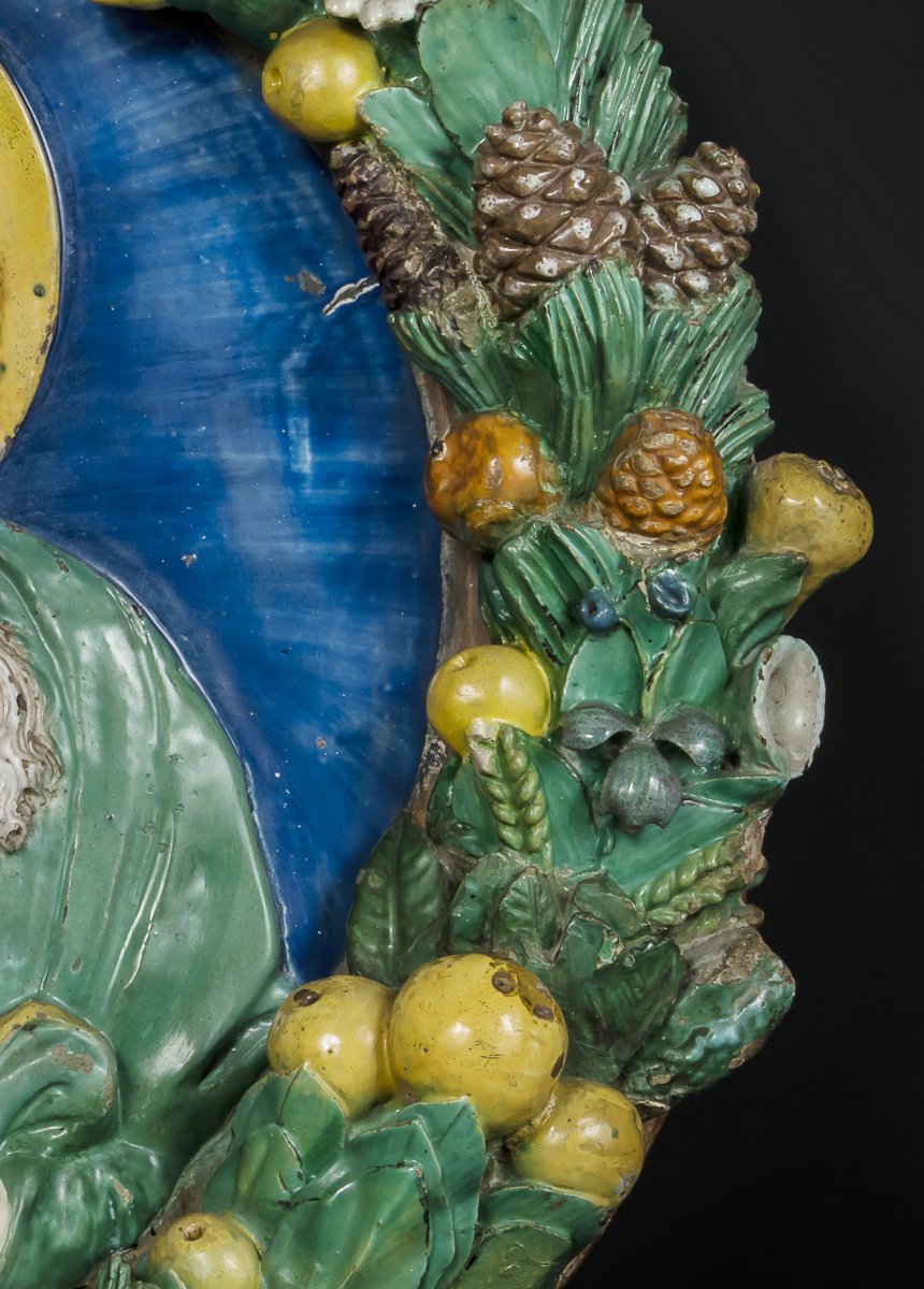 Santi Buglioni, Sant'Andrea entro una corona di frutti e fiori"-photo-4