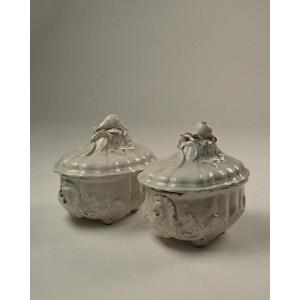 Due zuppiere, probabile produzione lombarda, XVIII secolo