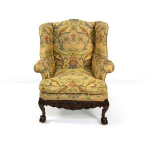 Poltrona in mogano, Inghilterra, XIX secolo