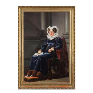 Pelagio Palagi (Bologna, 1775 - Torino, 1860)  "Ritratto della Duchessa Rosina Serbelloni"