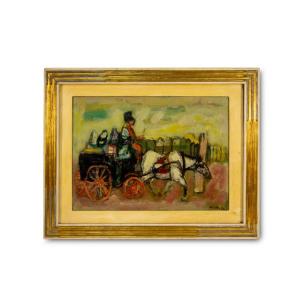 Guido Pajetta  "Il carretto", 1957