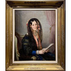 Natale Schiavoni, Ritratto della contessa Dorothée de Ficquelmont, nata Tiesenhausen