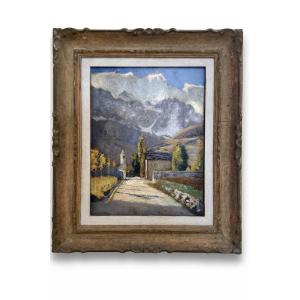 Cesare Maggi (Roma 1881 - Torino 1961) Strada di montagna