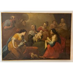 Anonimo del XVIII secolo La nascita della Vergine, XVIII secolo