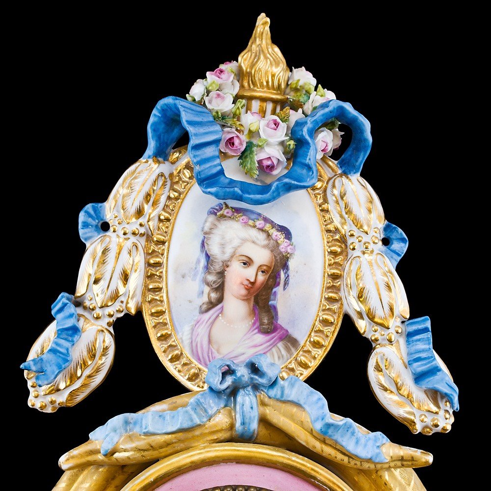 Orologio in porcellana di Sevres-photo-2