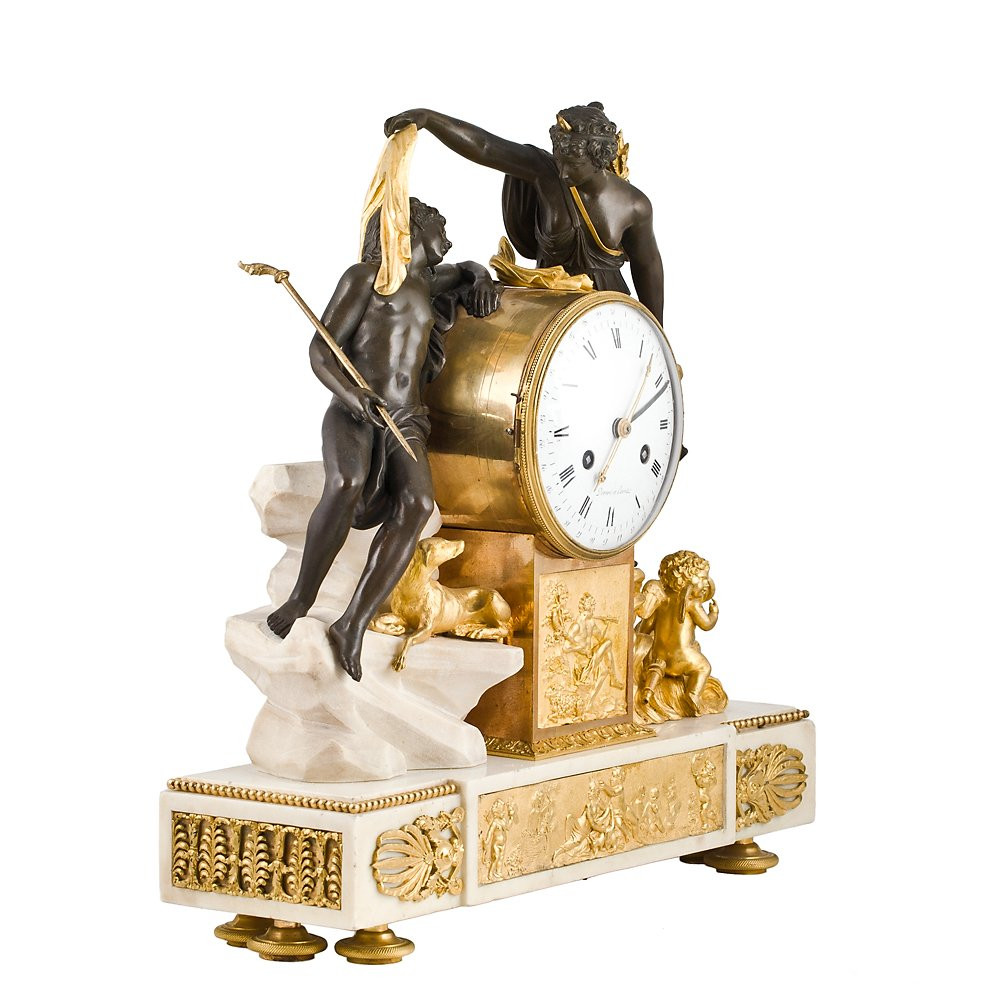 Orologio da tavolo Luigi XVI, quadrante firmato “Drouot à Paris”-photo-3