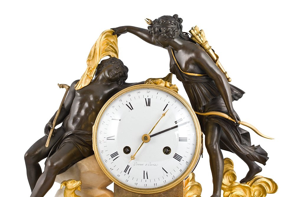 Orologio da tavolo Luigi XVI, quadrante firmato “Drouot à Paris”-photo-5