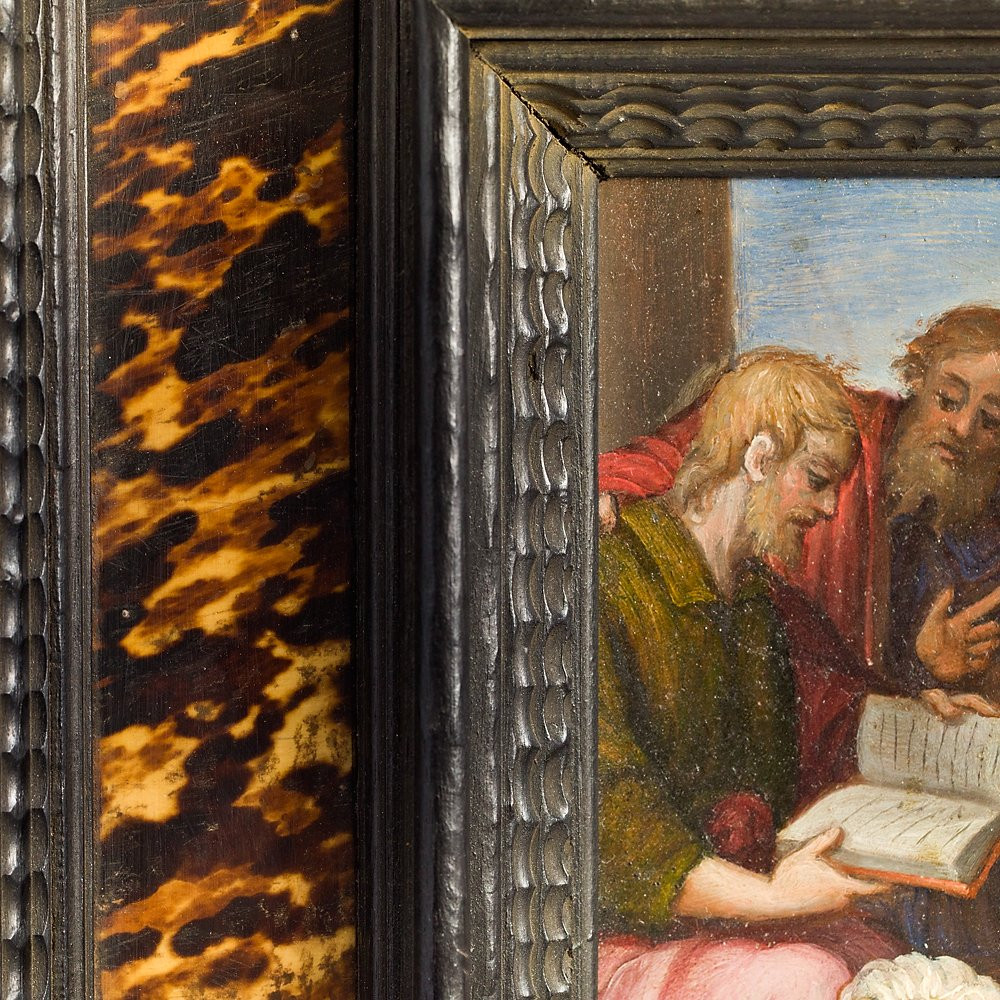 Dipinto raffigurante "Madonna con Bambino e Santi"-photo-4