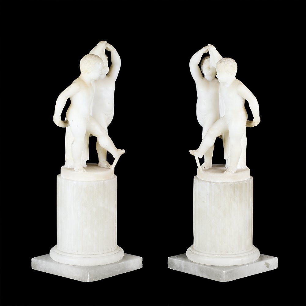Coppia di Putti neoclassici-photo-2