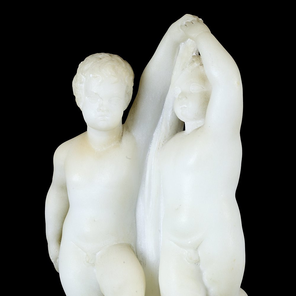 Coppia di Putti neoclassici-photo-2