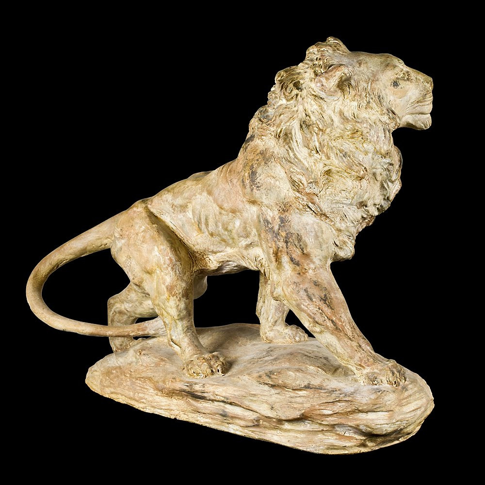 Scultura raffigurante Leone – Armand Fagotto-photo-3