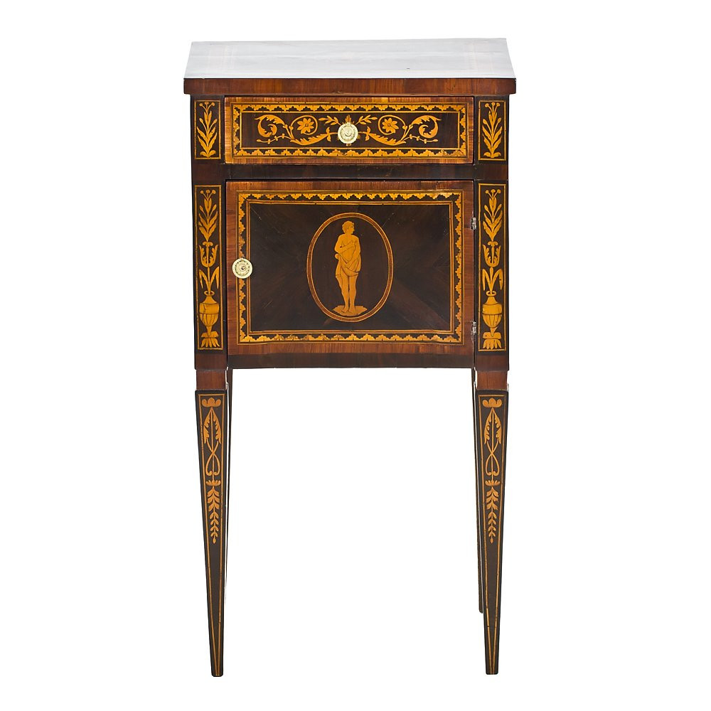 Comodino Luigi XVI Lombardo-photo-3