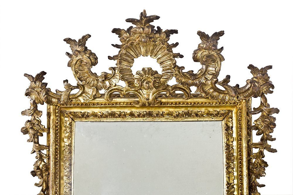 Coppia di Specchiere Luigi XV Napoli-photo-3