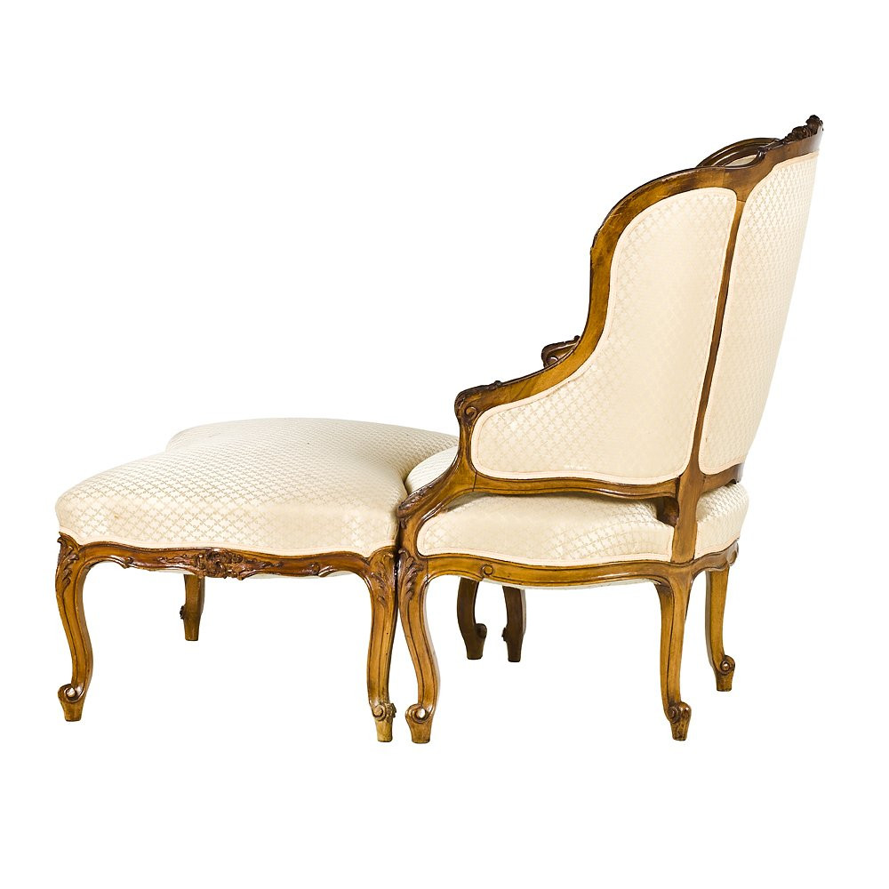 Poltrona chaise longue Luigi XV-photo-4