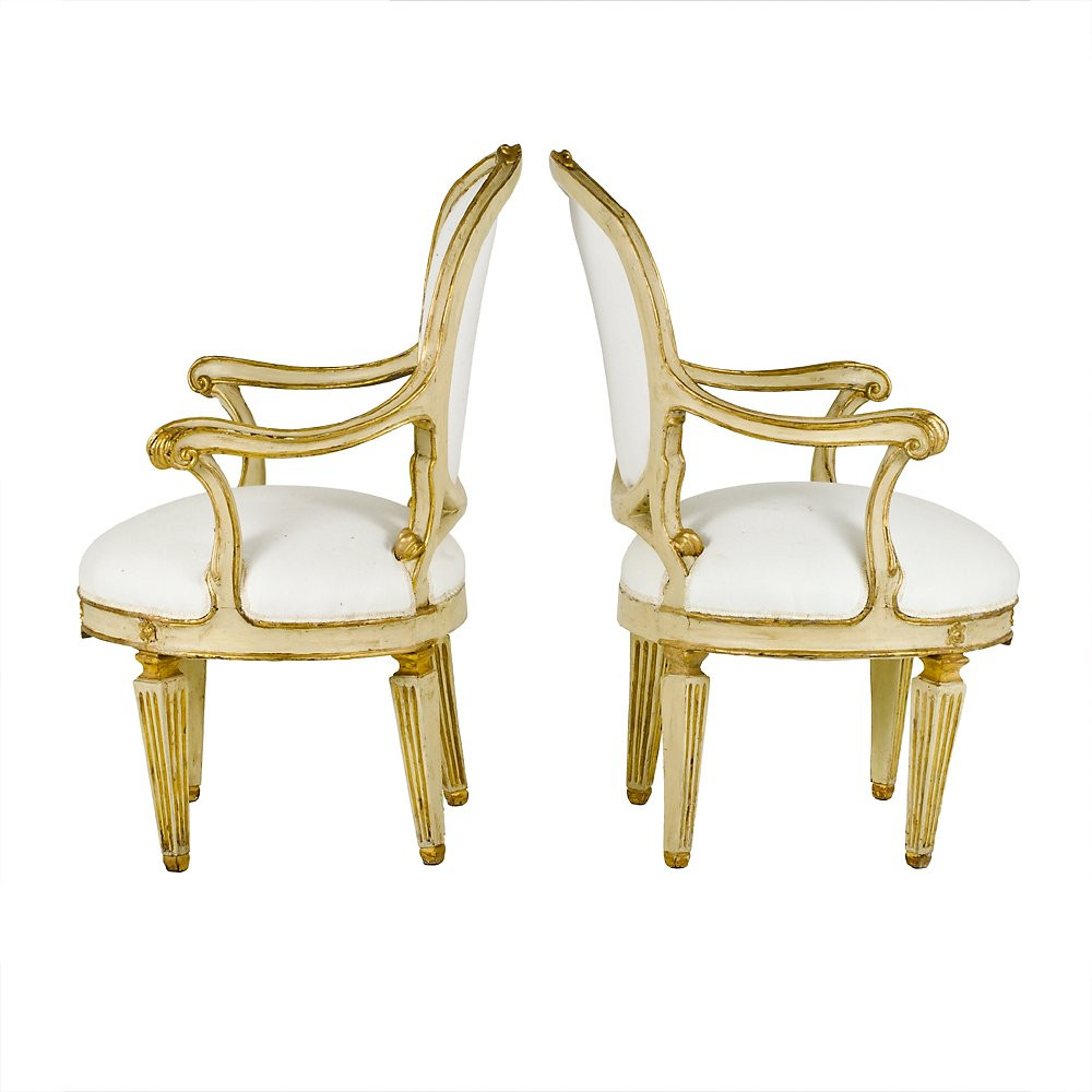 Coppia di Poltrone Luigi XVI-photo-3