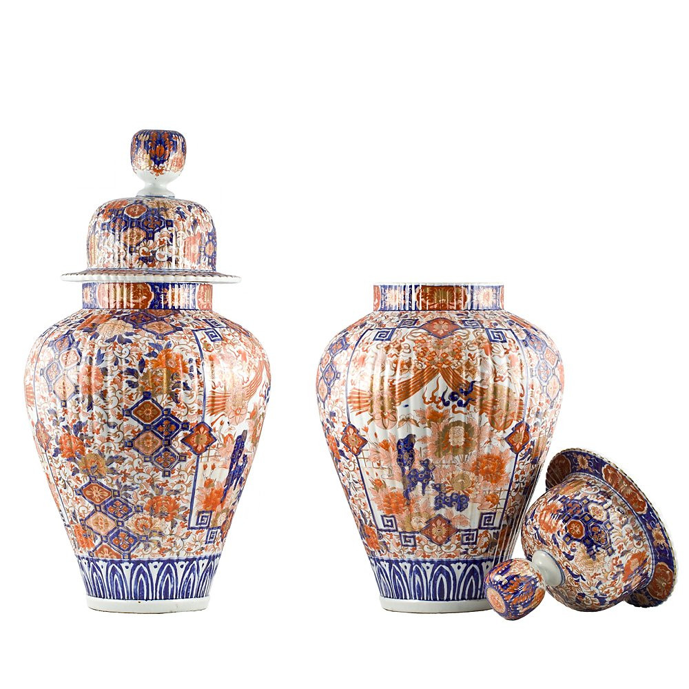 Coppia di Vasi Imari - Giappone-photo-2