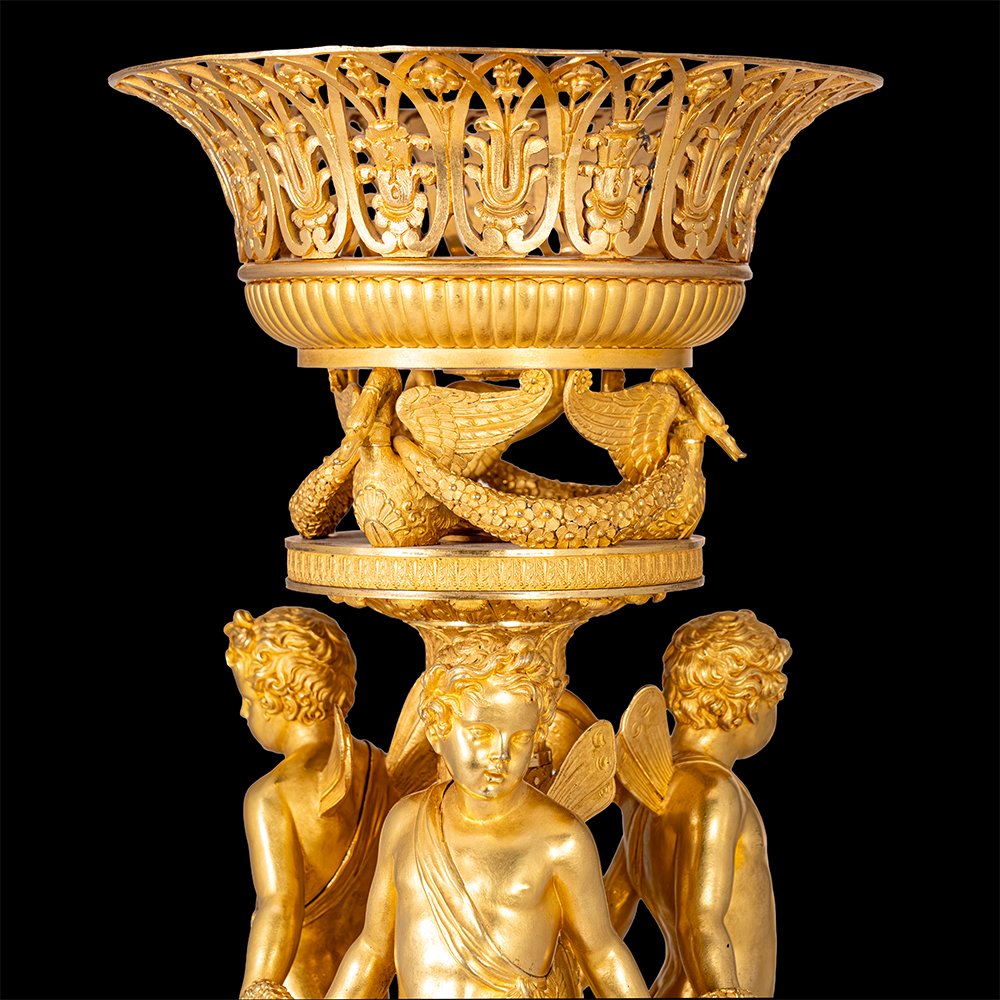 Centrotavola in Bronzo Dorato modello Thomire-photo-3