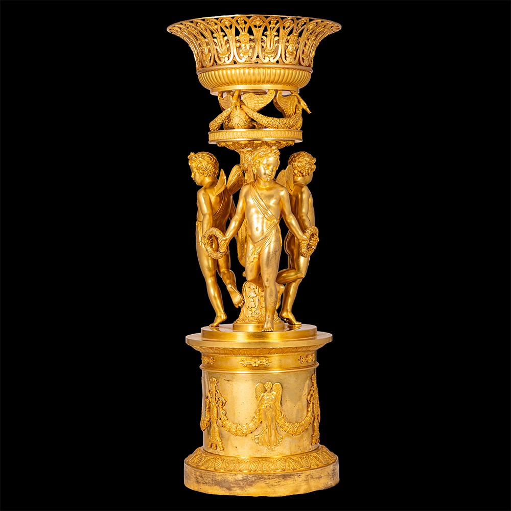 Centrotavola in Bronzo Dorato modello Thomire