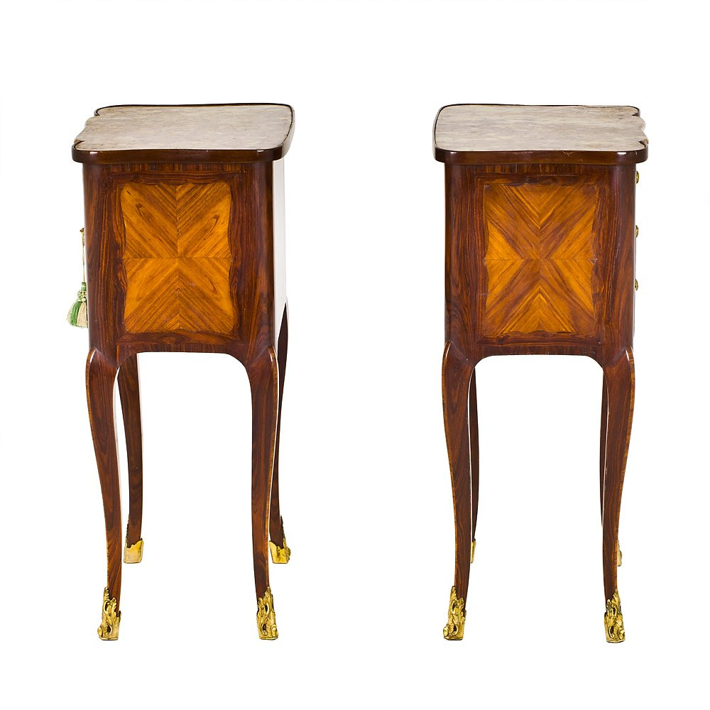 Coppia di Comodini da centro Luigi XV Genova-photo-1