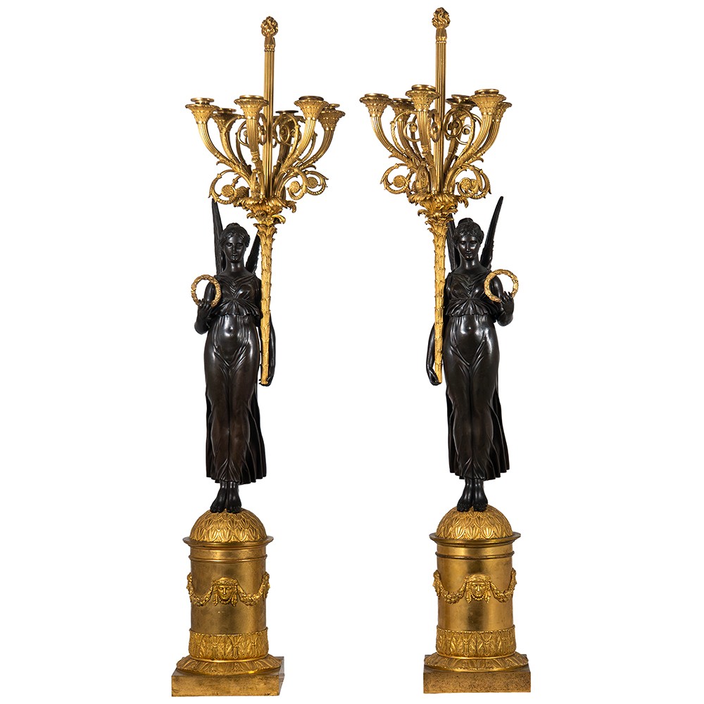 Coppia di candelabri