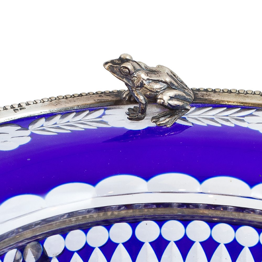 Trittico in cristallo di Baccarat e argento-photo-4