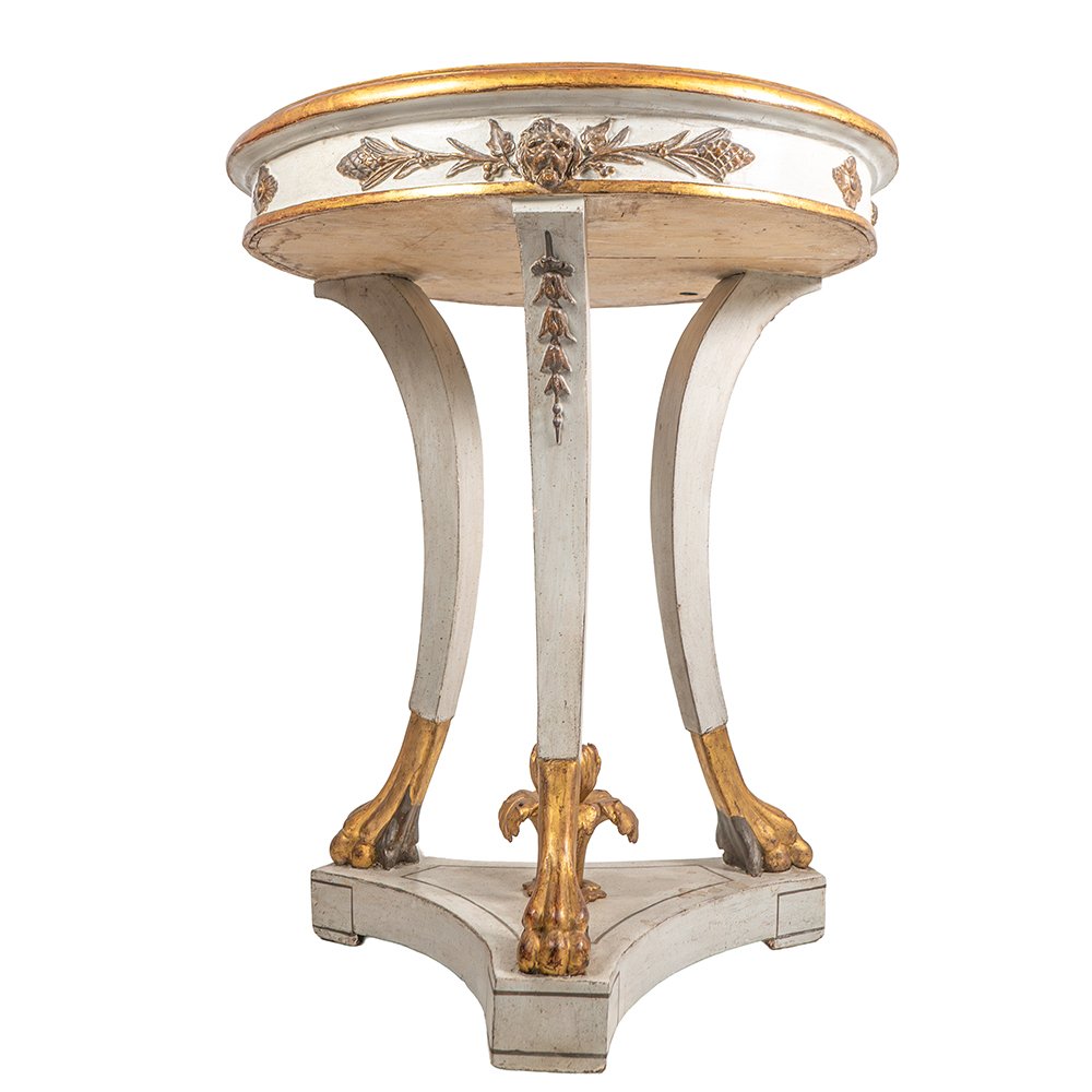 Tavolino Napoletano  - Piano in Ardesia dipinto-photo-6