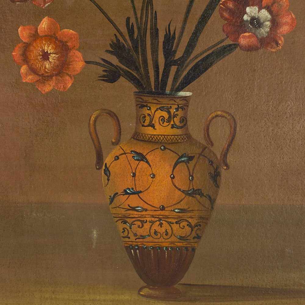 Coppia di Dipinti raffiguranti due Nature Morte-photo-1