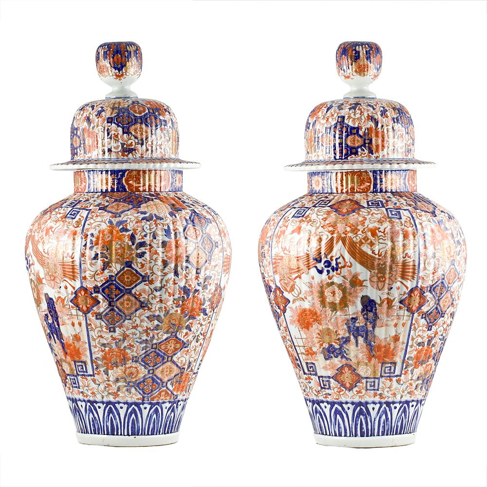 Coppia di Vasi Imari - Giappone-photo-3