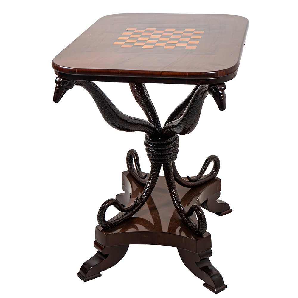 Rarissimo Tavolino con scacchiera-photo-4