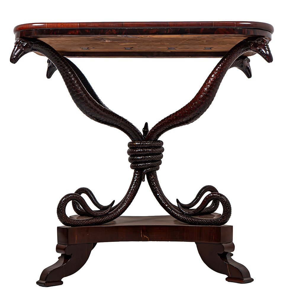 Rarissimo Tavolino con scacchiera-photo-3