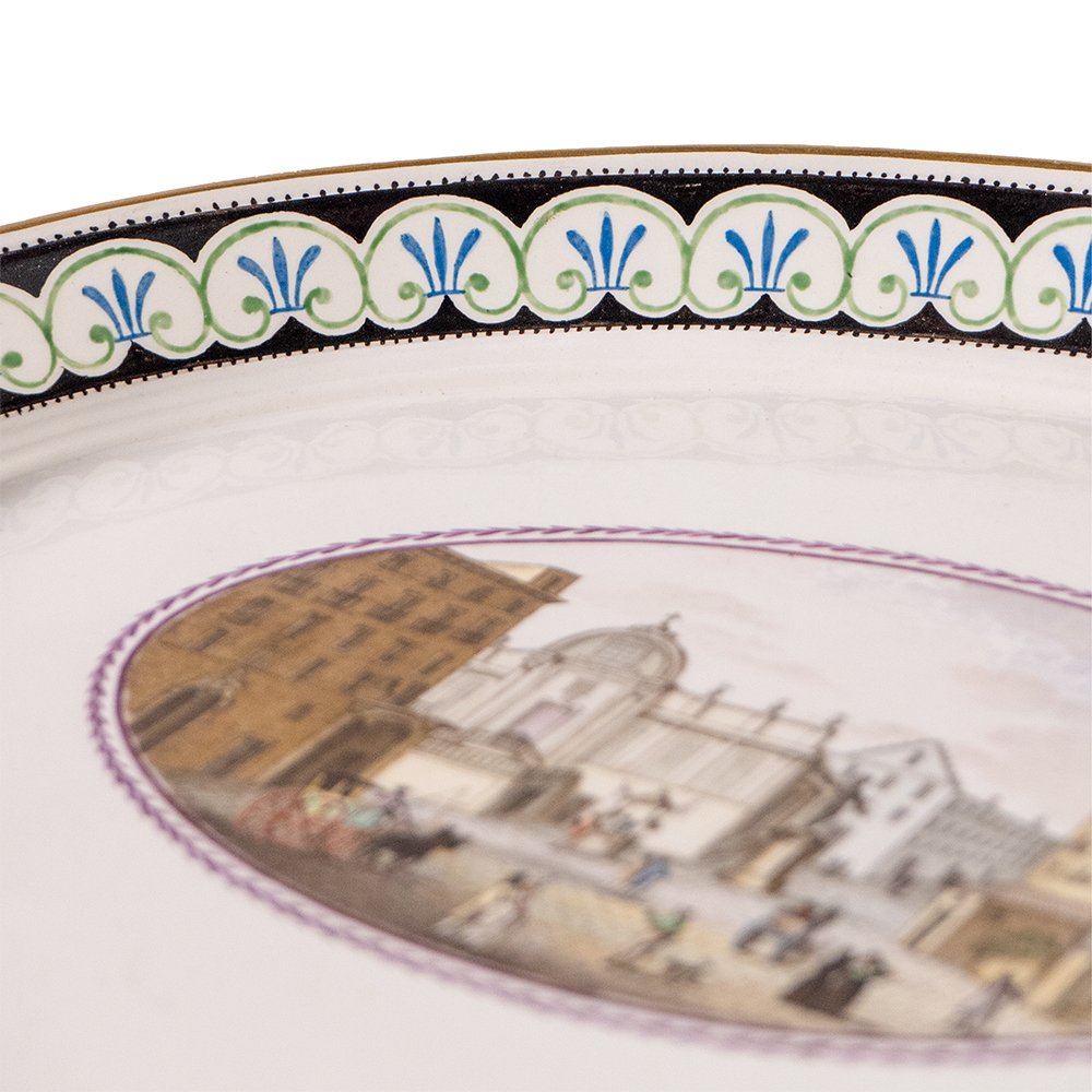 Vassoio in terraglia napoletano “Del Vecchio”-photo-2