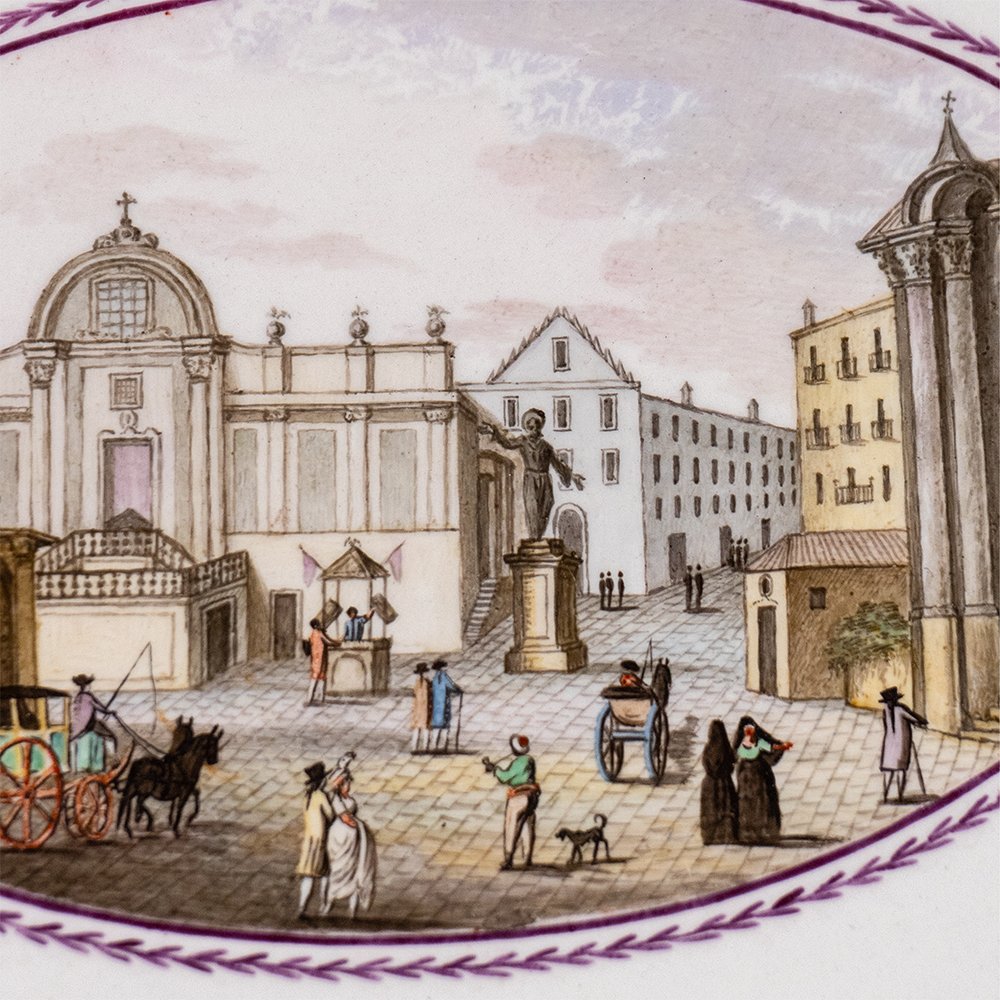 Vassoio in terraglia napoletano “Del Vecchio”-photo-3