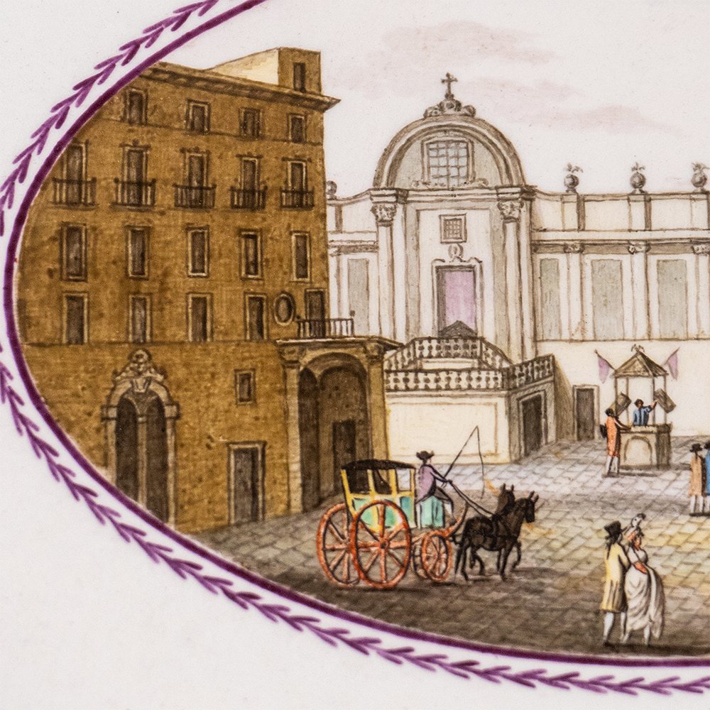 Vassoio in terraglia napoletano “Del Vecchio”-photo-4