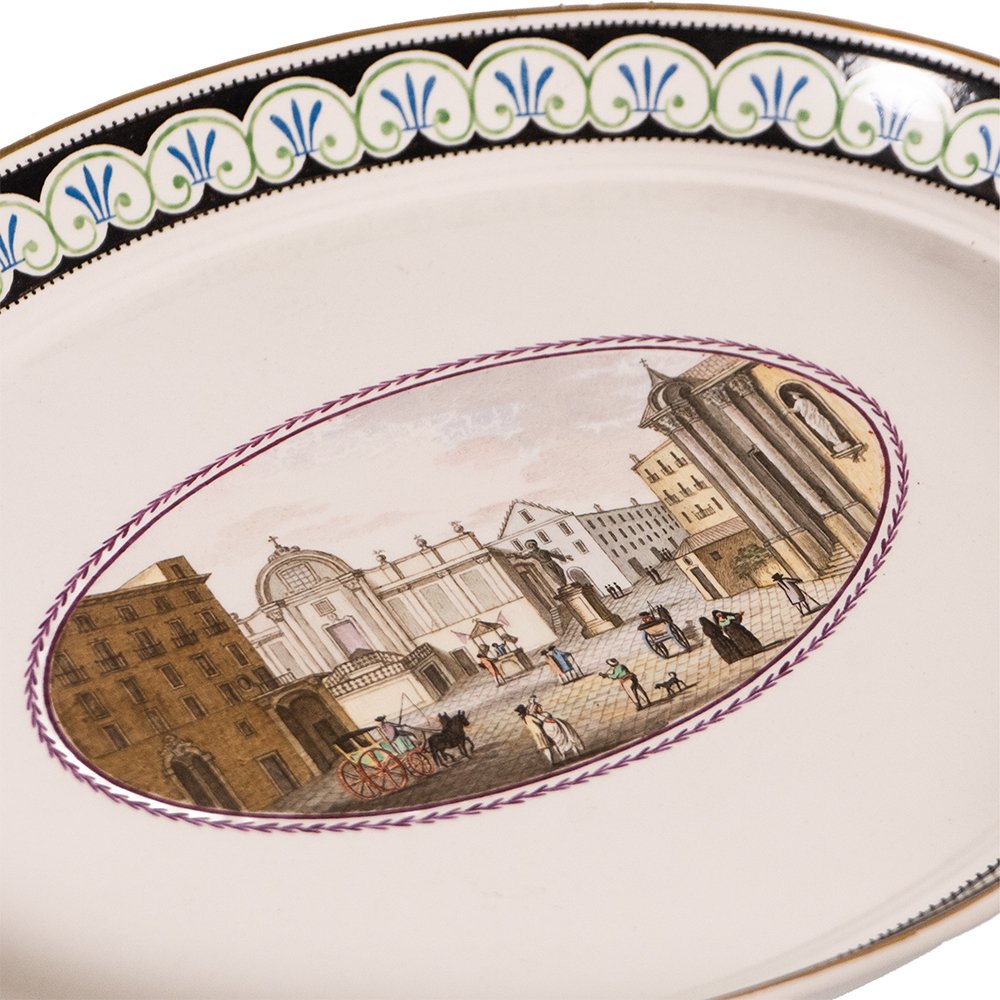 Vassoio in terraglia napoletano “Del Vecchio”-photo-1