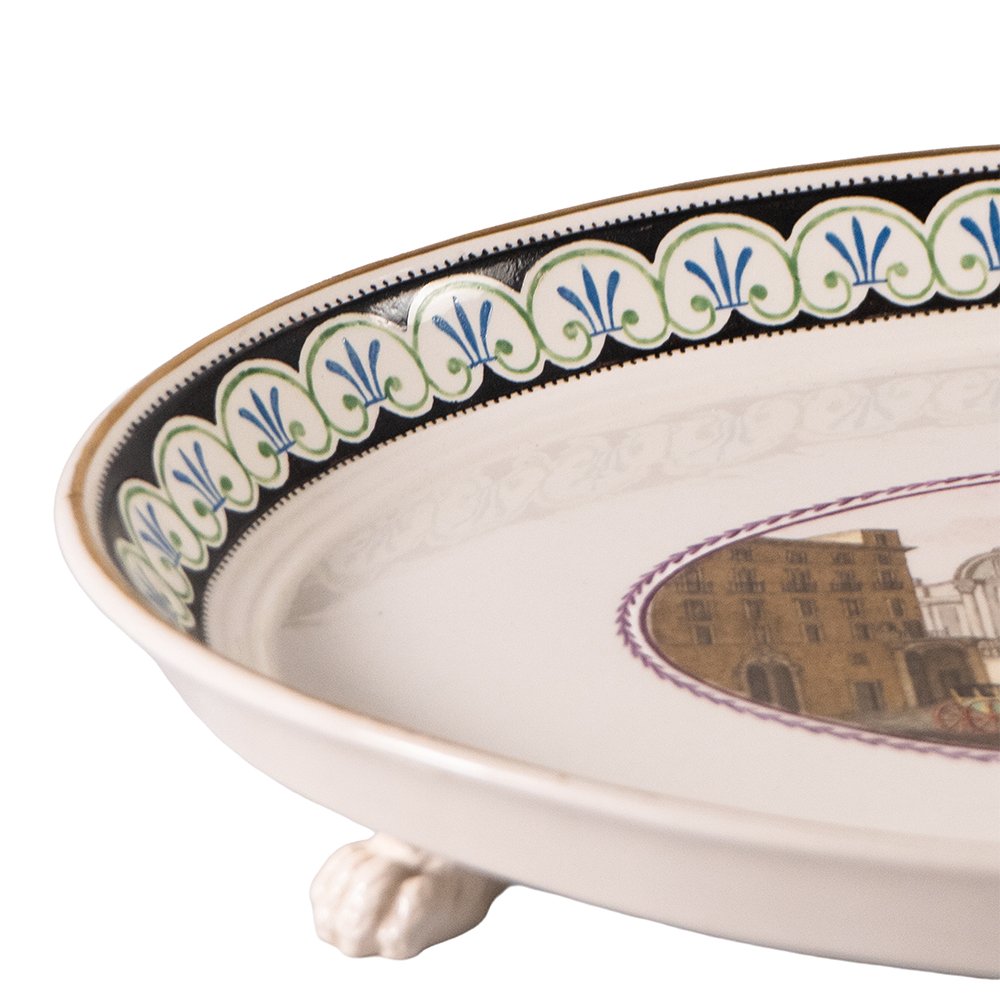 Vassoio in terraglia napoletano “Del Vecchio”-photo-2