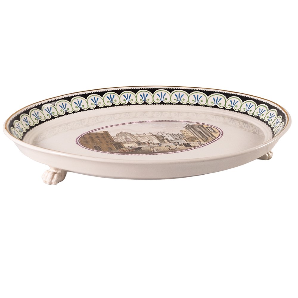 Vassoio in terraglia napoletano “Del Vecchio”-photo-4